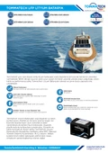 TommaTech 12.8 V 100 AH Marin Bluetooth Lityum Batarya - 3