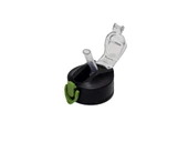 Otomatik Pipetli Su Matarası Yedek Kapağı 57mm Siyah-Yeşil - 1