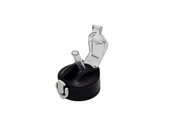 Otomatik Pipetli Su Matarası Yedek Kapağı 57mm Siyah-Beyaz - 1
