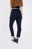 Tam Kalıp Basic Eşofman Pantolon - Lacivert - 4