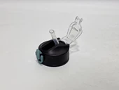 Otomatik Pipetli Su Matarası Yedek Kapağı 57mm Siyah-Mavi - 5