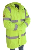 Kapitone Astar Reflektörlü İş Güvenliği Parka Mont XL - 3