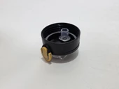 Otomatik Pipetli Su Matarası Yedek Kapağı 57mm Siyah-Sarı - 3