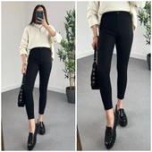 Gabardin Kumaş Yüksek Bel Pantolon 92cm Sbel 31cm - 2