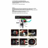 Peugeot Uyumlu Brembo Yeşil Kaliper Kapağı 4 Parça Ön Arka Set - 3