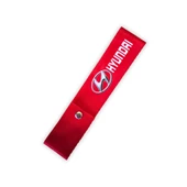 Hyundai Uyumlu Siyah Polar Ortopedik Seyahat Araç Boyun Yastığı / Oto Ayna Askısı & Tampon Çeki İpi - 3