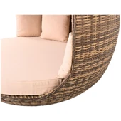 World Daybed | 200 cm Rattan Bahçe Kral Yatağı - 5