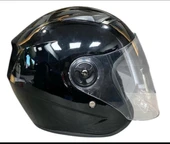 YARIM KASK PARLAK SİYAH - 1