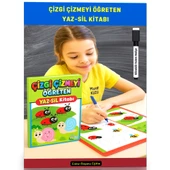 Çizgi Çizmeyi Öğreten YAZ-SİL Kitabı - 1