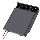 Powermaster  4'lü AA Kapaklı Switch'li Pil Yuvası (IC-233F) - 2