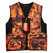 HAKİ TURUNCU KAMUFLAJ AVCI YELEĞİ YEL27173HT - 1