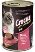 Crocus Yetişkin Kedi Kuzu Etli Pate Yaş Mama 400g - 1