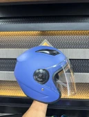YARIM KASK MATT MAVİ - 1