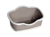Stefanplast Tres Chıc Beyaz/pembe Açık Kedi Tuvaleti 56x38,5x26cm - 1