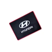 Hyundai Accent Yumurta Kasa Kırmızı Torpido Koruma Halısı Hyundai Siyah Yastık Araç Oto Aksesuar - 3
