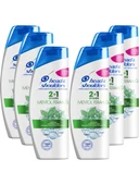 Head&Shoulders Head & Shoulders Mentol Ferahlığı 2si1 Arada Kepeğe Karşı Etkili Şampuan 350ML x 6 ADET - 1