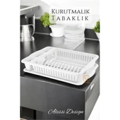 Bulaşık Durulama Sepeti Tabaklık Bulaşık Kurutmalık BEYAZ Alessi - 1