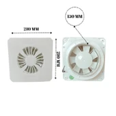 BYLİON BANYO-TUVALET ASPİRATÖR 150 MM ASP-150 - 5