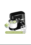 Kumtel HSM-02 1800 W 4.5 L Dondurma Yapma Aparatlı Hamur Yoğurma Makinesi Siyah - 3