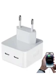 Usb Portu Hızlı Şarj Aleti Taşınabilir Pd 3.0 35w Cep Telefonu Şarj Adaptörü Usb-c Port - 1