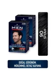 Men Perfect Schwarzkopf Saç Boyası 90 - Siyah X 2 Adet - 1