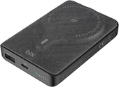Bix PB105 Siyah 10000 mAh Hızlı Şarj Destekli - Kablosuz - LED Göstergeli Powerbank - 2