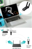 Dual Band Ac1200 Usb 3.0 Adaptör Kablosuz Wifi Yükseltici - 2