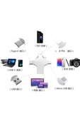 Otg 4in1 Cep Telefonu Çok Fonksiyonlu Usb Flash Bellek 128 Gb Type-c, Micro Sd Ve Kart Okuyucu - 3