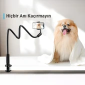 Bix Saiji Ivy 4 Telefon Tutucu 360° Derece Dönebilen, Ayarlanabilir ve Dayanıklı 4.7-7″ Inç Esnek Kollu Flexible Akrobat Telefon Tutucu - 4