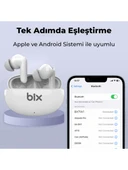 Bix BXTW1 Soundcraft TWS ANC Aktif Gürültü Önleyici Bluetooth 5.2 Ipx4 Kulak İçi Kulaklık Beyaz - 4