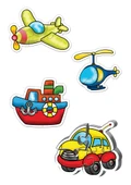 KS  Baby Puzzle 4 in1 Ulaşım / Transportation - 2