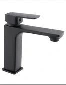 Kare Sıera Serisi Siyah Lavabo Bataryası - 1