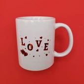 Love Tasarım Kupa Bardak - 1