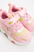 Vicco Queen Kız Çocuk Simli Cırtlı Işıklı Hafif Günlük Spor Ayakkabı - 1