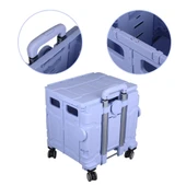 Ayt Sunup SN-26967 Katlanabilir Market Pazar Kamp Tekerlekli Alışveriş Arabası 60 Kg Kapasiteli Çanta - 4