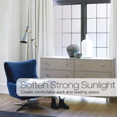 UV Engelleyici Buzlu Cam Filmi 2 Metre x 60 Cm. - 5