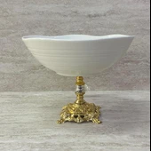 Porselen Ayaklı Bol Kase Gold Ayaklı 20 CM - 6
