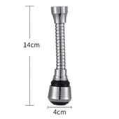 Hortumlu Esnek Su Tasarruflu 2 Modlu Musluk Başlığı - 5