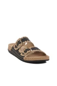 Bento 41001 Kadın Çift Toka İşlemeli Comfort Terlik - 1