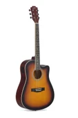 Zoppran Aczp150Sb Sunburst Elektro Akustik Gitar - 3