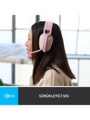 Logitech Zone Vibe 100 Kablosuz Kulak Üstü Kulaklık Pembe - 3