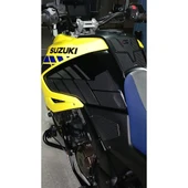 Suzuki V-STROM 1050 2025 ile Uyumlu Kaydırmaz 6D Karbon 19 Parça Tank Pad Seti GC55 - 14