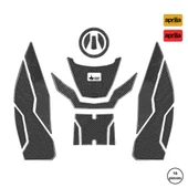 Aprilia Tuono 660 2025 ile Uyumlu Kaydırmaz 6D Karbon 16 Parça Tank Pad Seti GC62 thumbnail 1