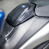 Yamaha TMAX 530 DX 2017-2020 ile Uyumlu Kaydırmaz 6D Karbon 15 Parça Tank Pad Seti GC63 - 11