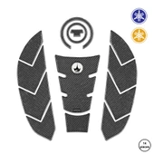 Yamaha R7 2021-2024 ile Uyumlu Kaydırmaz 6D Karbon 14 Parça Tank Pad Seti GC58 thumbnail 1