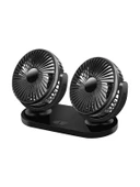 Çift Başlı Araba Fanı Otomatik Fan Vantilatör 12V - 1