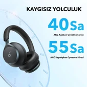 Anker SoundCore Space One ANC Kulak Üstü Bluetooth Kulaklık Siyah - 2