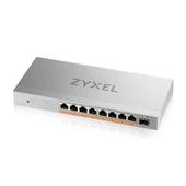 ZYXEL 8port XMG-108HP 2.5 GIGABIT 1-SFP 10GBE 100W YÖNETİLEMEZ POE SWITCH thumbnail 4