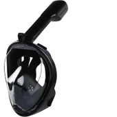 Yetişkinler İçin Tam Yüz Silikon Şnorkel Maskesi Panoramik Görüş Kolay Nefes Anti Sis Kuru - 1