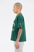 New Balance Lifestyle WNT1402-GRN Yeşil Kadın Tişört - 2